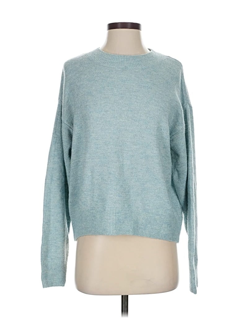 Pre-owned H&m Pullover Sweater In Blue