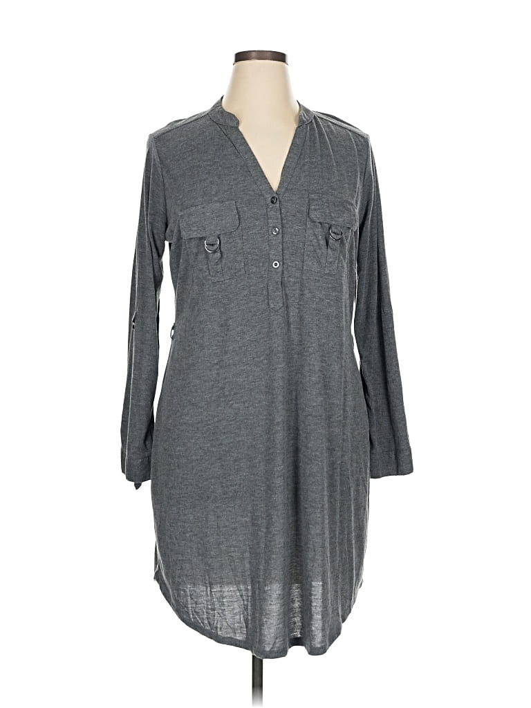 Pre-owned Ultra Flirt Casual Dress In Gray