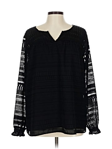 Christopher & Banks Long Sleeve Blouse (view 1)