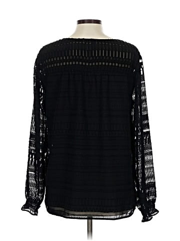 Christopher & Banks Long Sleeve Blouse (view 2)