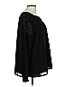 Christopher & Banks 100% Polyester Black Long Sleeve Blouse Size L - photo 4