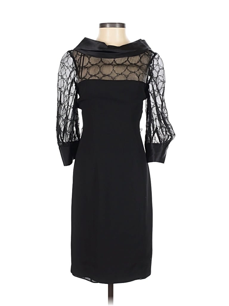 Pre-owned Abs Allen Schwartz Cocktail Dress In Black