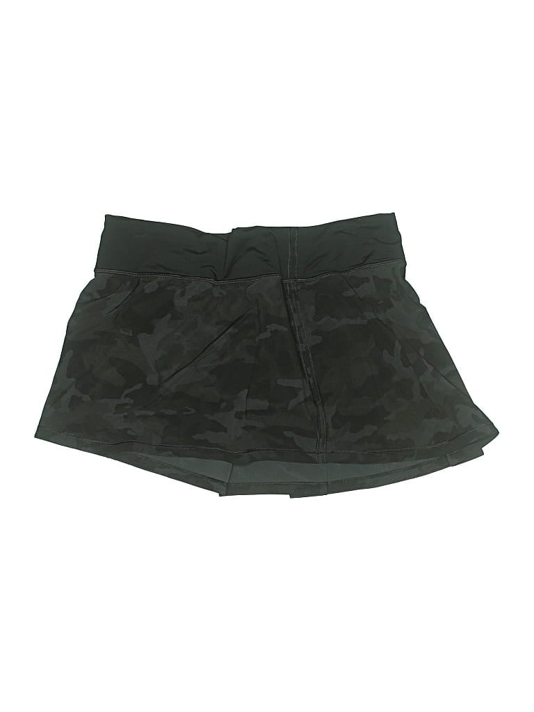 Pre-owned Lululemon Athletica Active Skort In Green