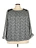 Roz & Ali Gray 3/4 Sleeve Blouse Size 3X - photo 1