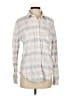 Free People Ivory Long Sleeve Button-Down Shirt Size XS - photo 1