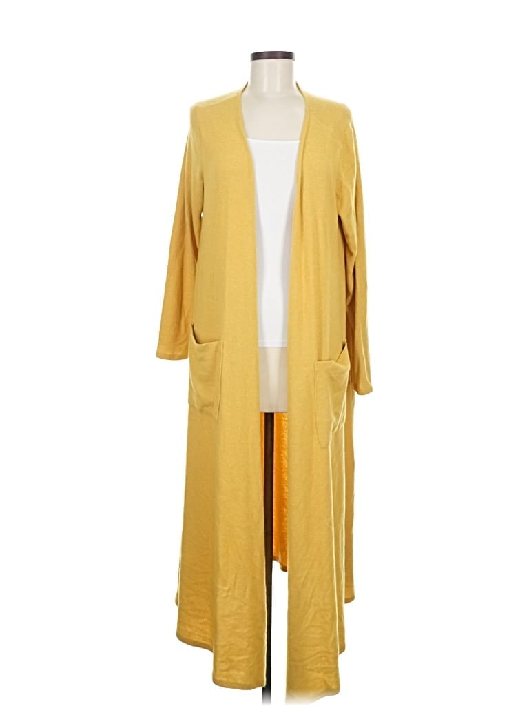 Pre-owned Lularoe Cardigan Sweater In Yellow