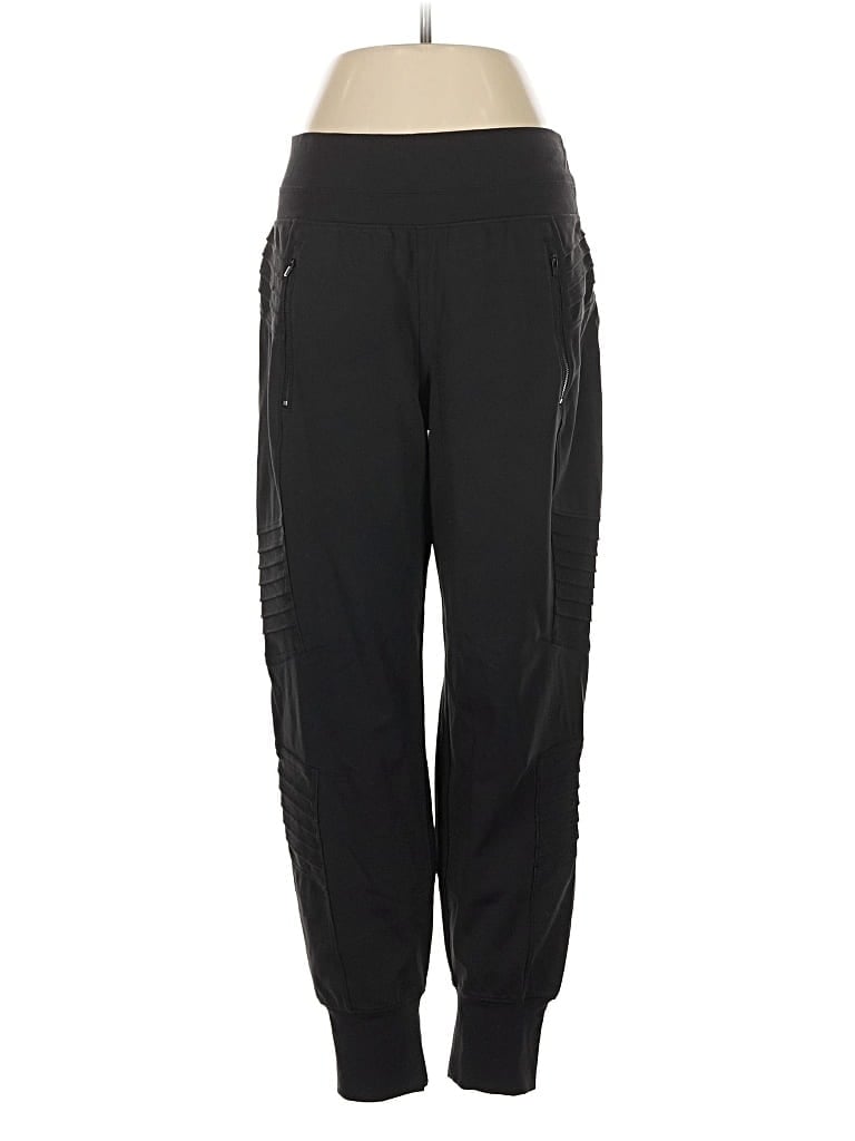 Pre-owned Athleta Track Pants In Black
