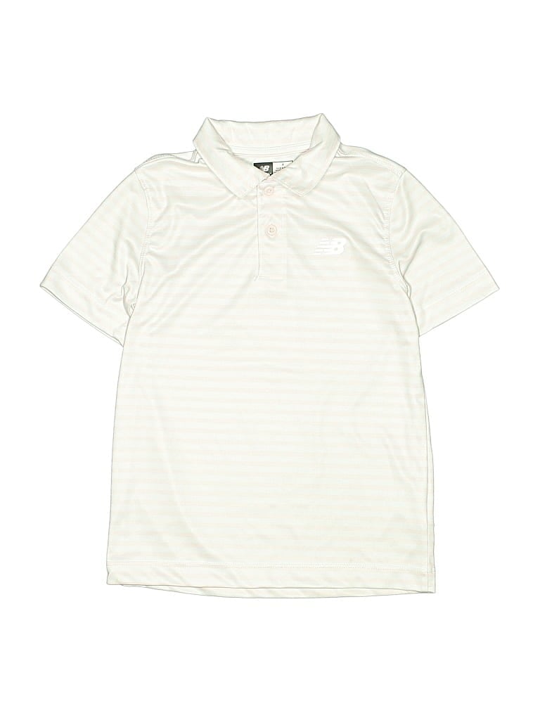 Pre-owned New Balance Kids' Short Sleeve Polo Shirt In Pink
