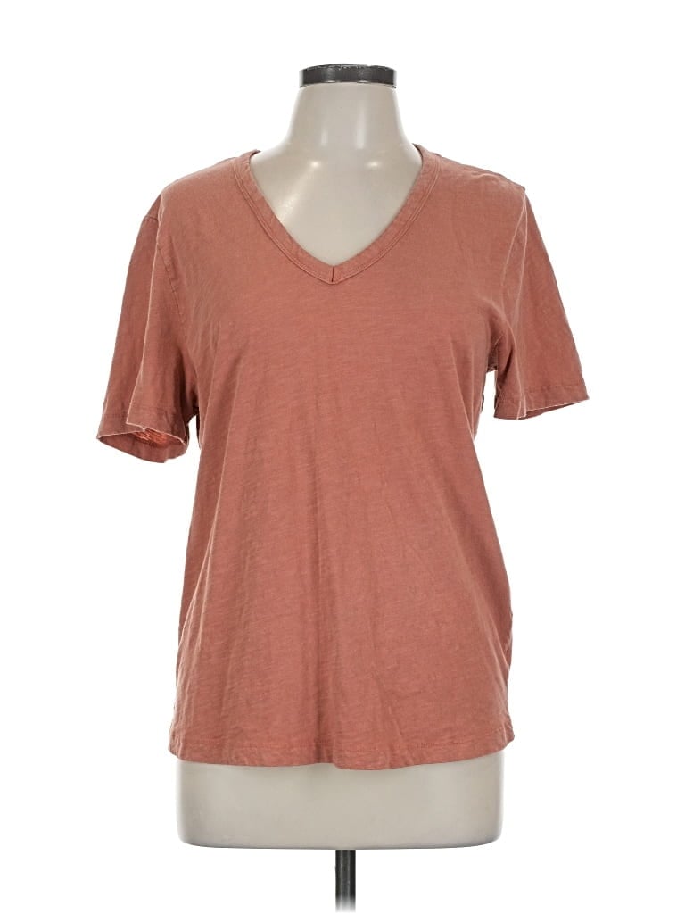 Pre-owned Universal Thread Short Sleeve T-shirt In Brown