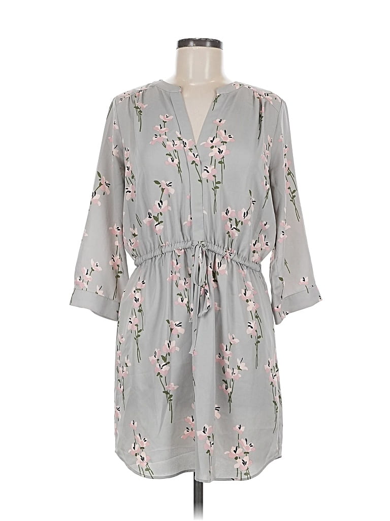 Pre-owned Ann Taylor Loft Outlet Casual Dress In Gray