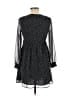 IKKS 100% Polyester Polka Dots Black Casual Dress Size M - photo 2