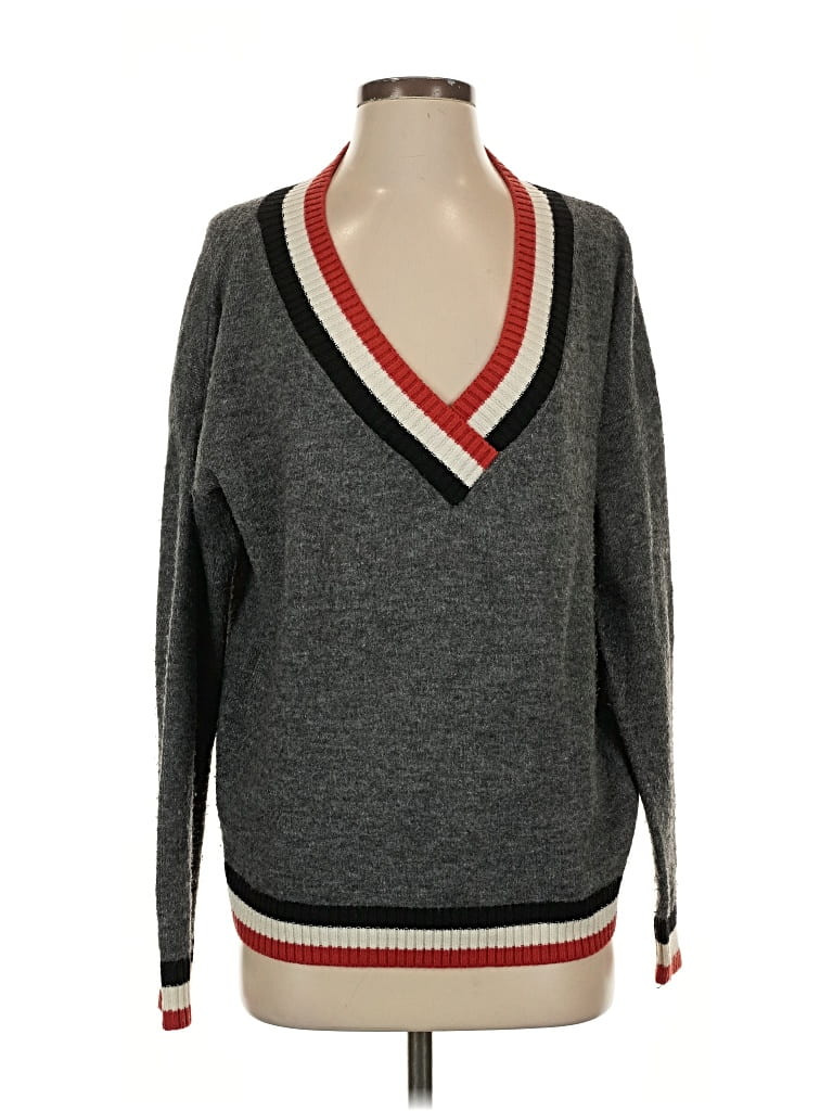 Pre-owned Unbranded Pullover Sweater In Gray