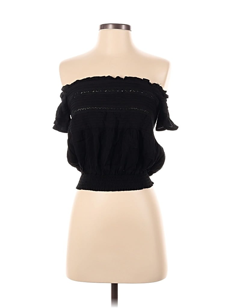 Pre-owned Seek The Label Sleeveless Blouse In Black