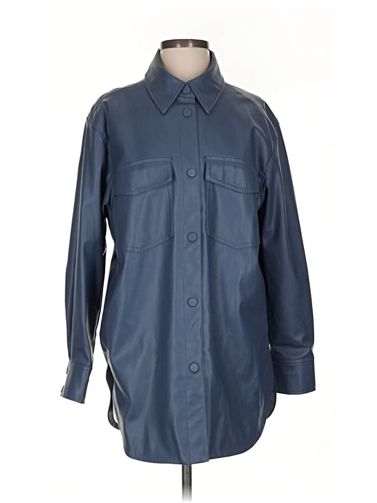 Pre-owned H&m Raincoat In Blue
