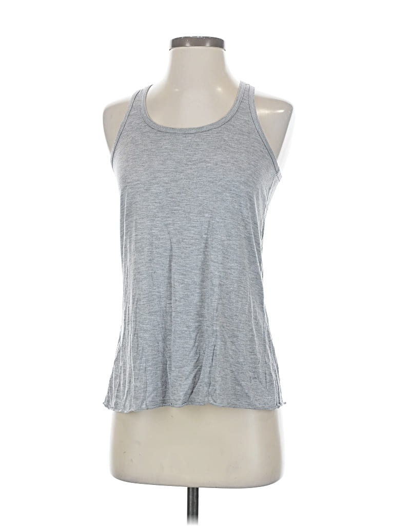 Pre-owned Bella+canvas Tank Top Gray Halter Neckline Tops