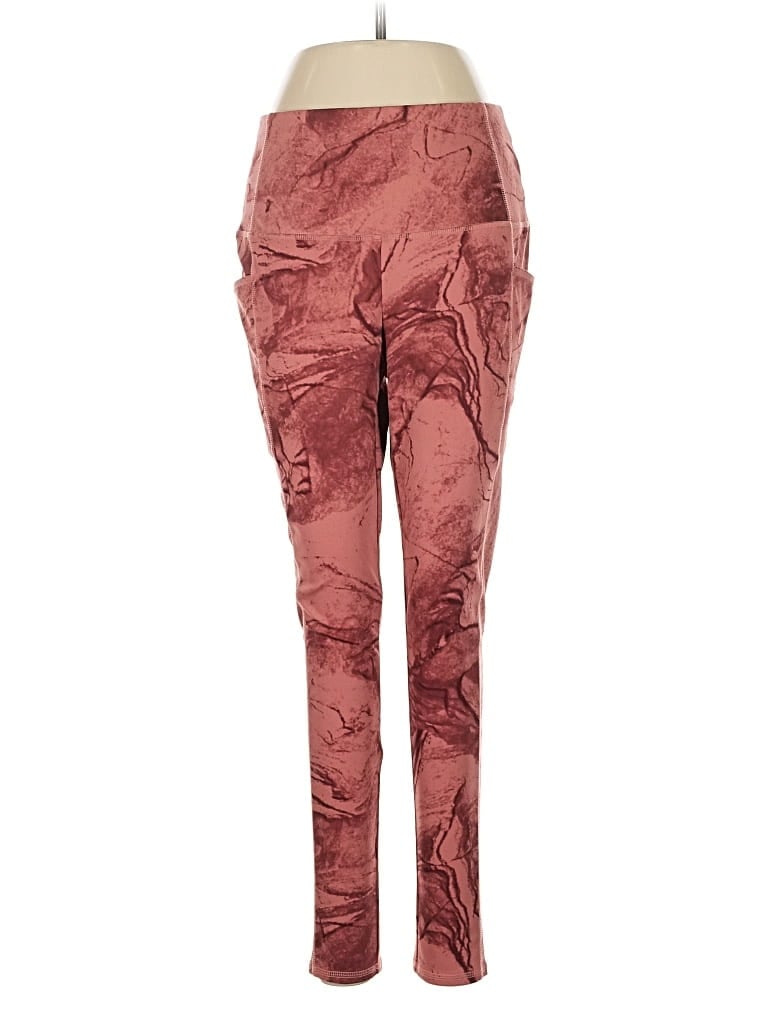 Pre-owned Zenergy By Chico's Casual Pants In Red