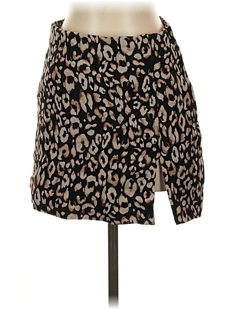 Pre-owned H&m Casual Skirt In Brown