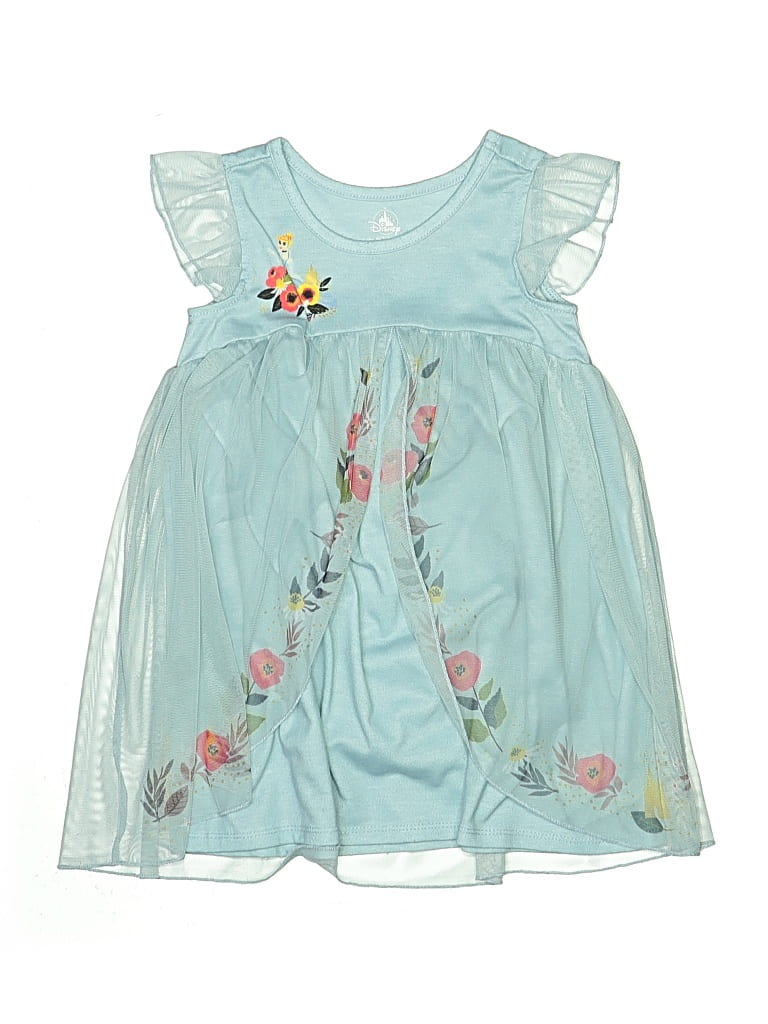 Pre-owned Disney Kids' Dress In Blue