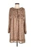 Assorted Brands 100% Polyester Paisley Brown Tan Casual Dress One size - photo 1