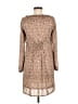 Assorted Brands 100% Polyester Paisley Brown Tan Casual Dress One size - photo 2