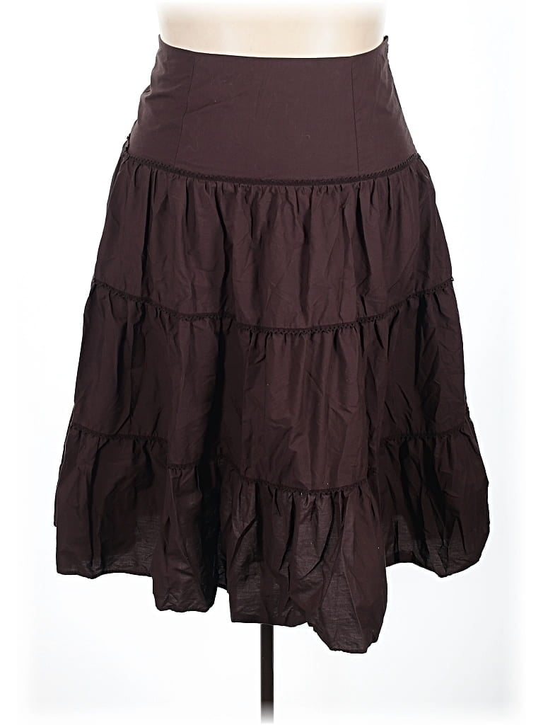 Pre-owned Monki Casual Skirt In Brown