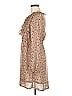 Assorted Brands 100% Polyester Paisley Brown Tan Casual Dress One size - photo 5