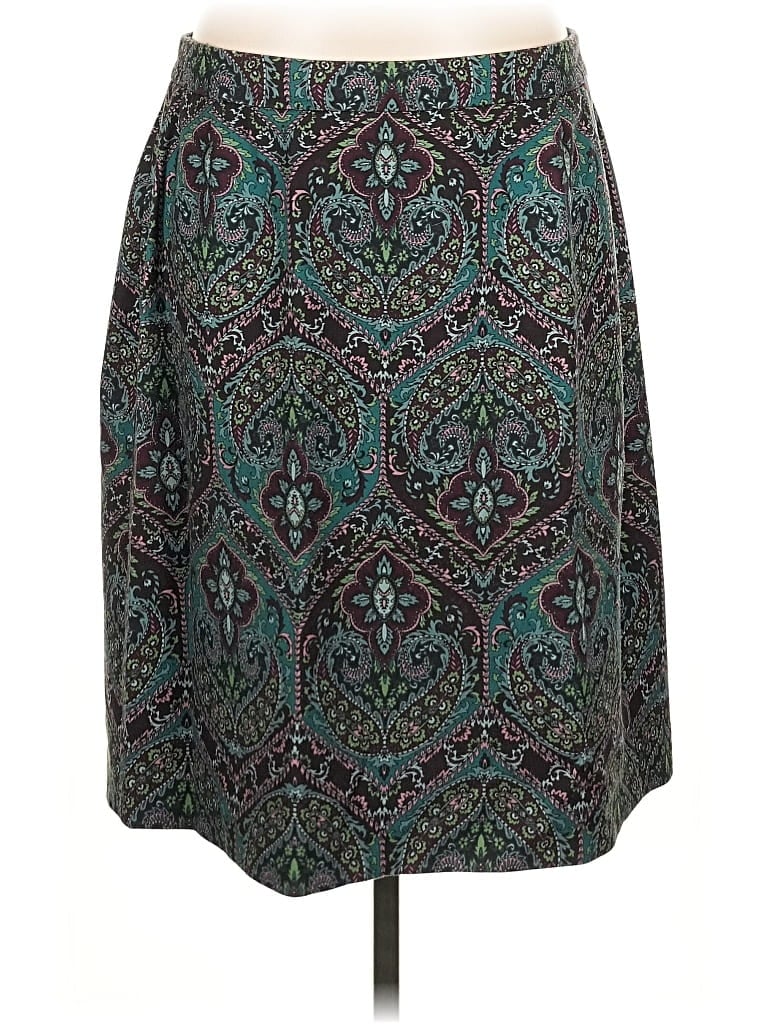 Pre-owned Talbots Casual Skirt In Burgundy