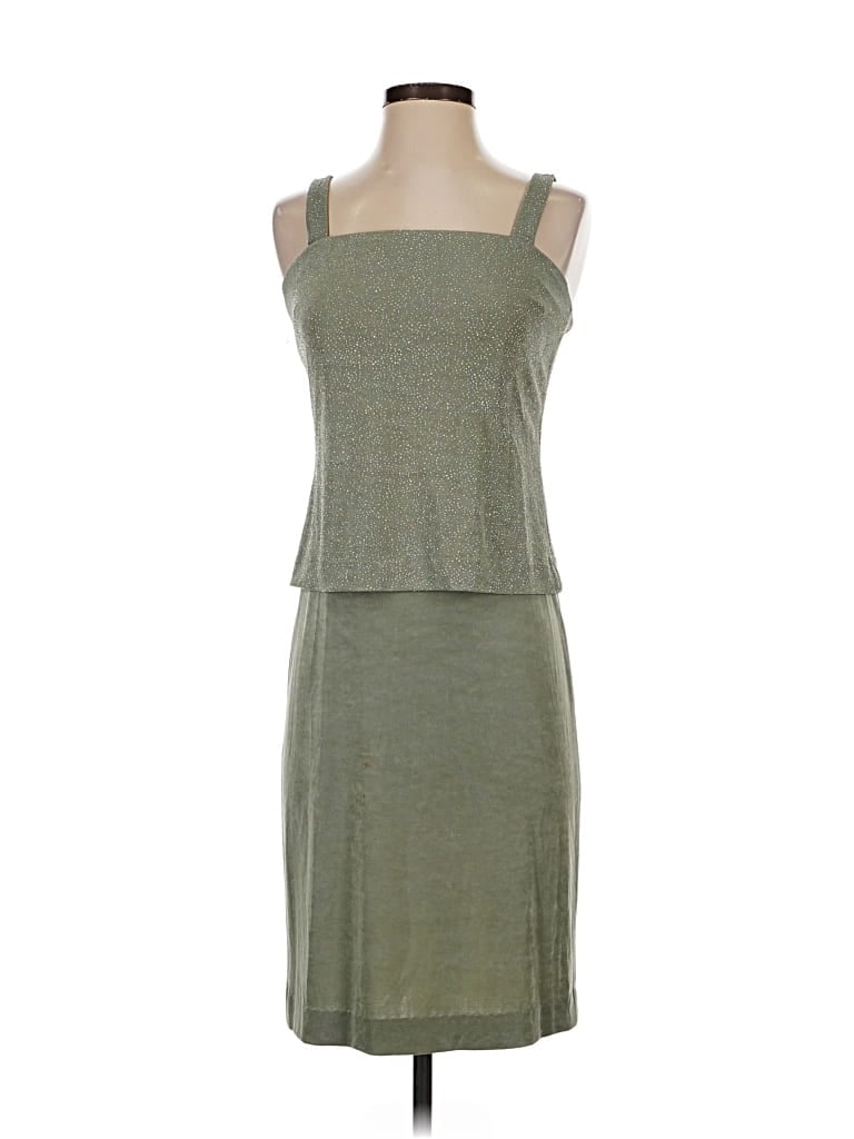 Pre-owned Alex Evenings Casual Dress In Green
