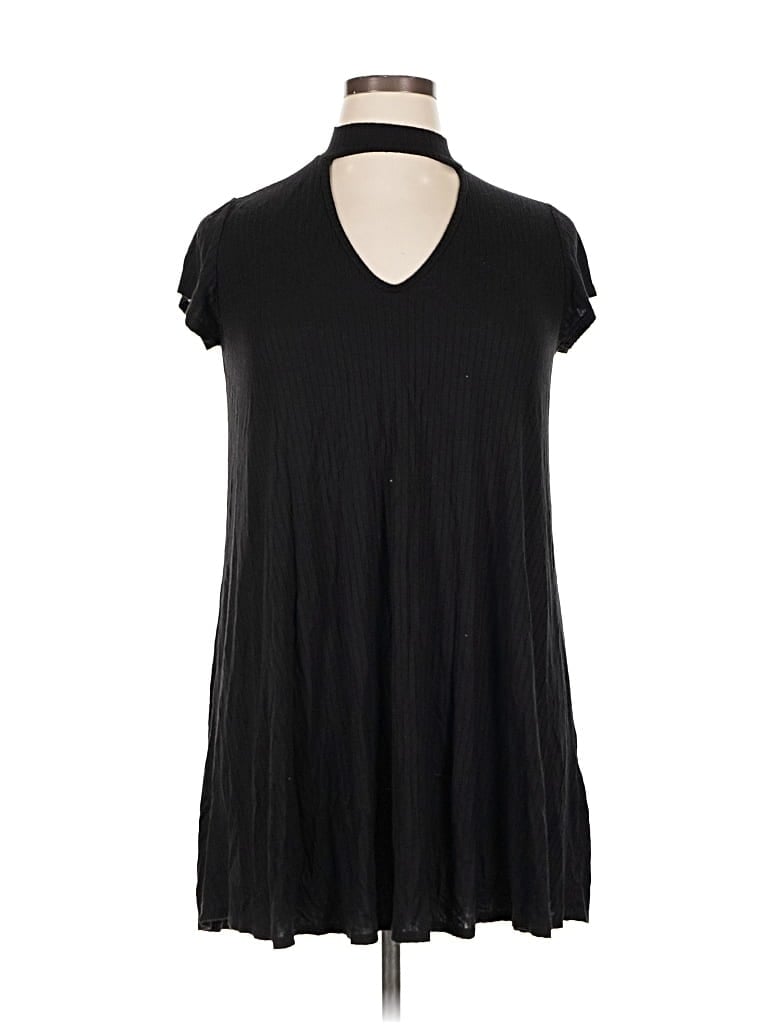 Pre-owned Vibe Sportswear Casual Dress In Black