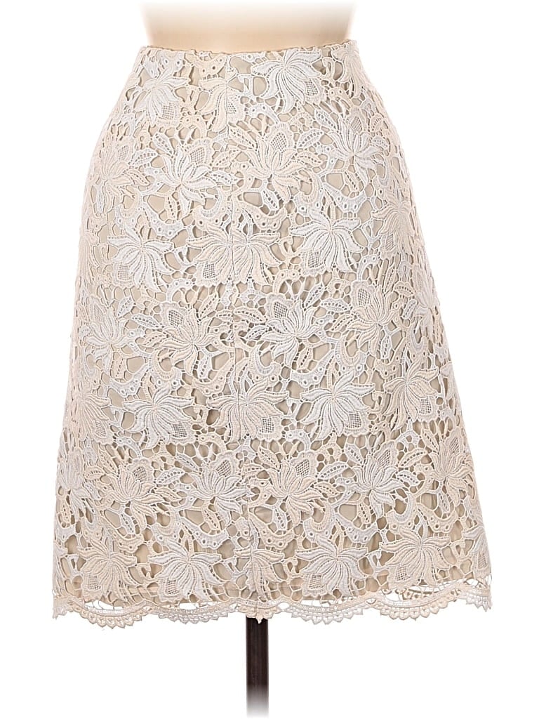 Pre-owned Ann Taylor Formal Skirt In White