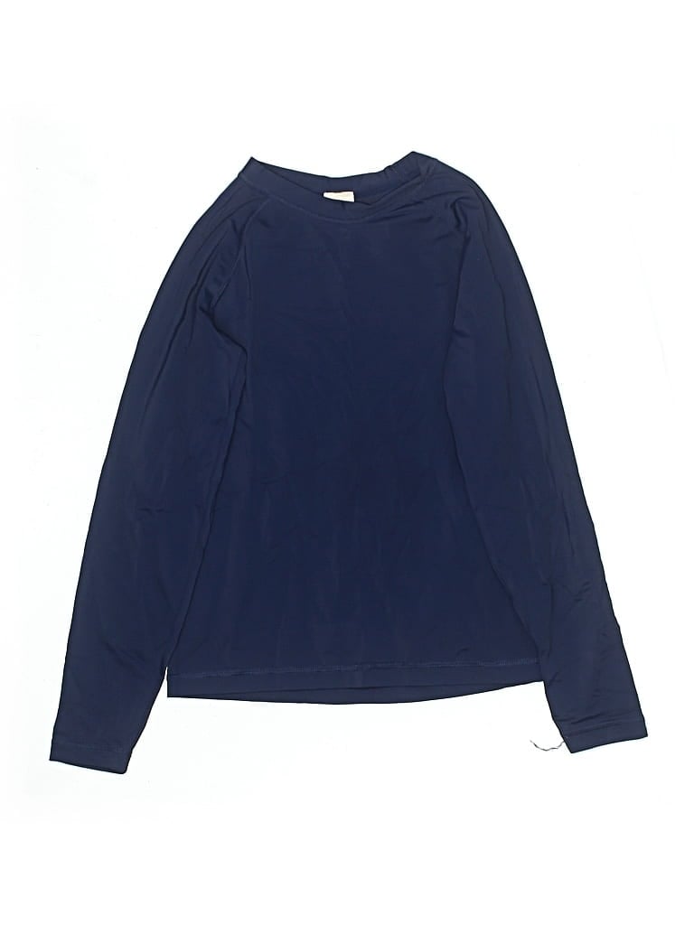Pre-owned Hanna Andersson Kids' Long Sleeve T-shirt In Blue