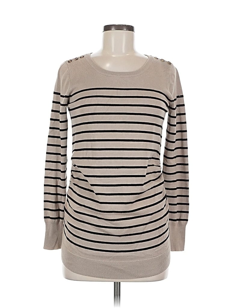 Pre-owned Lety & Me Pullover Sweater In Brown