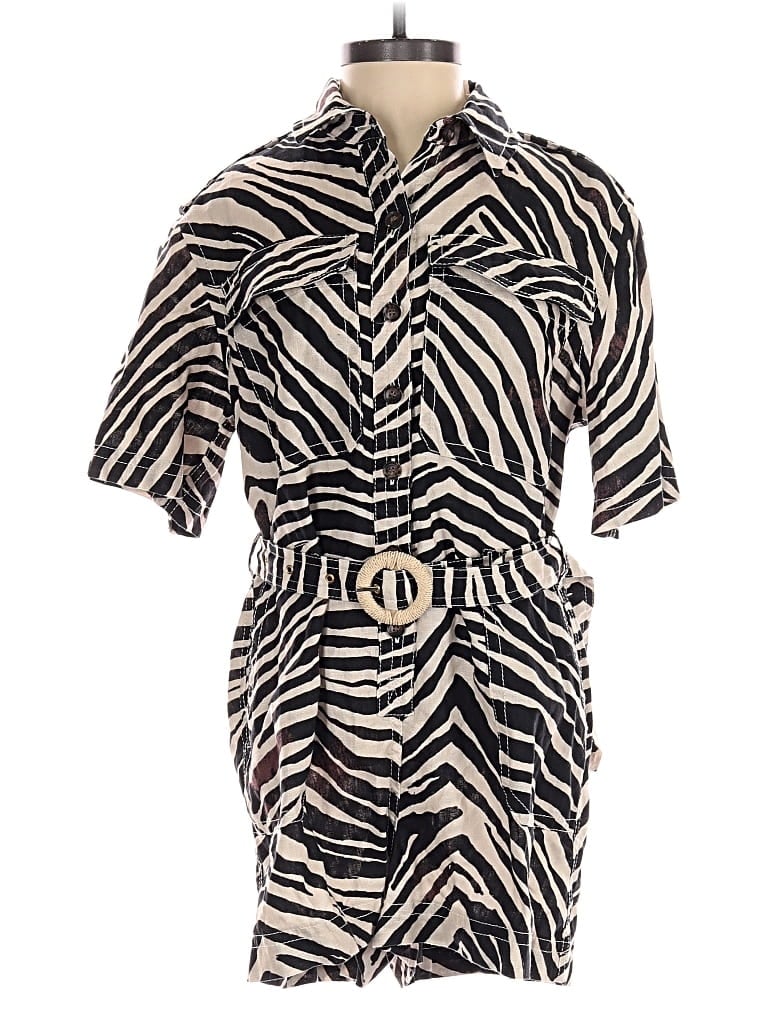 Pre-owned Banana Republic Romper In Black