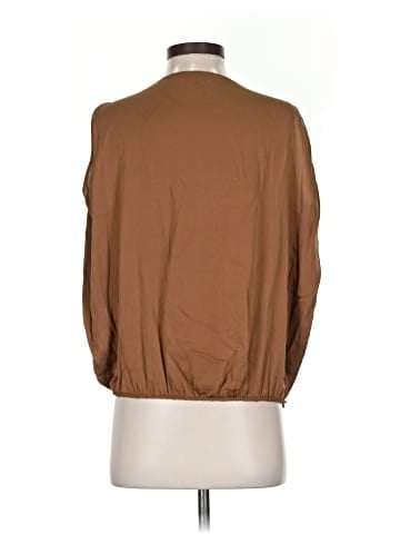 Limited Edition 3/4 Sleeve Silk Top (view 2)