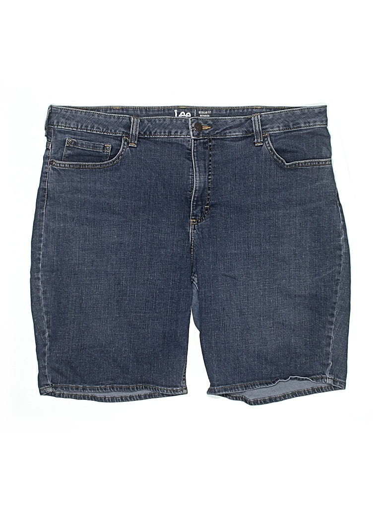 Pre-owned Lee Denim Shorts In Blue