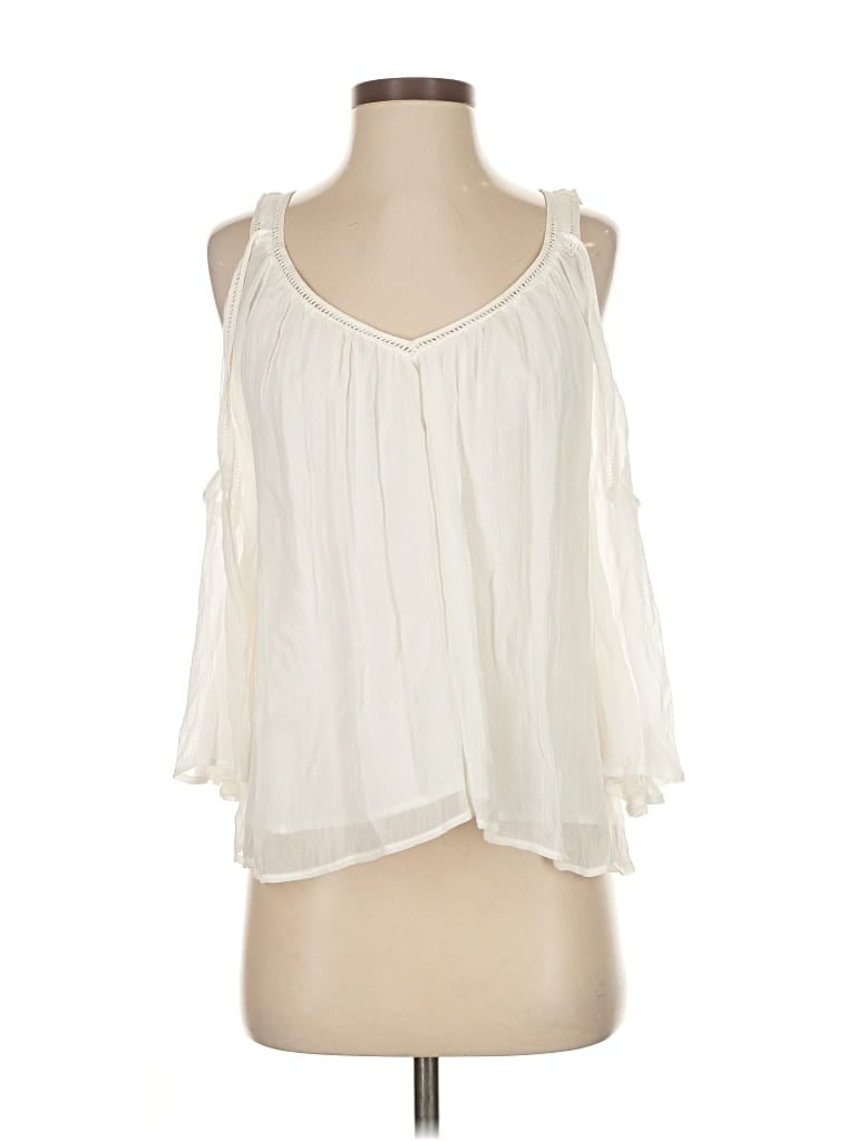 Pre-owned Rebecca Minkoff Sleeveless Blouse In White