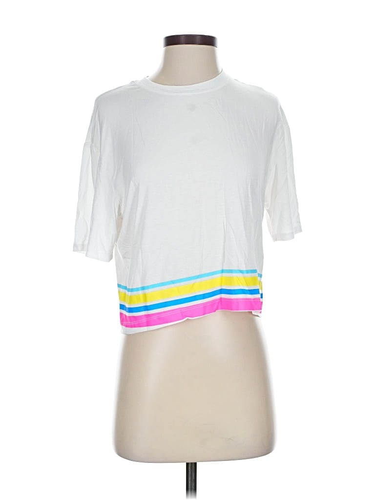 Pre-owned Addison Bay Short Sleeve T-shirt In White