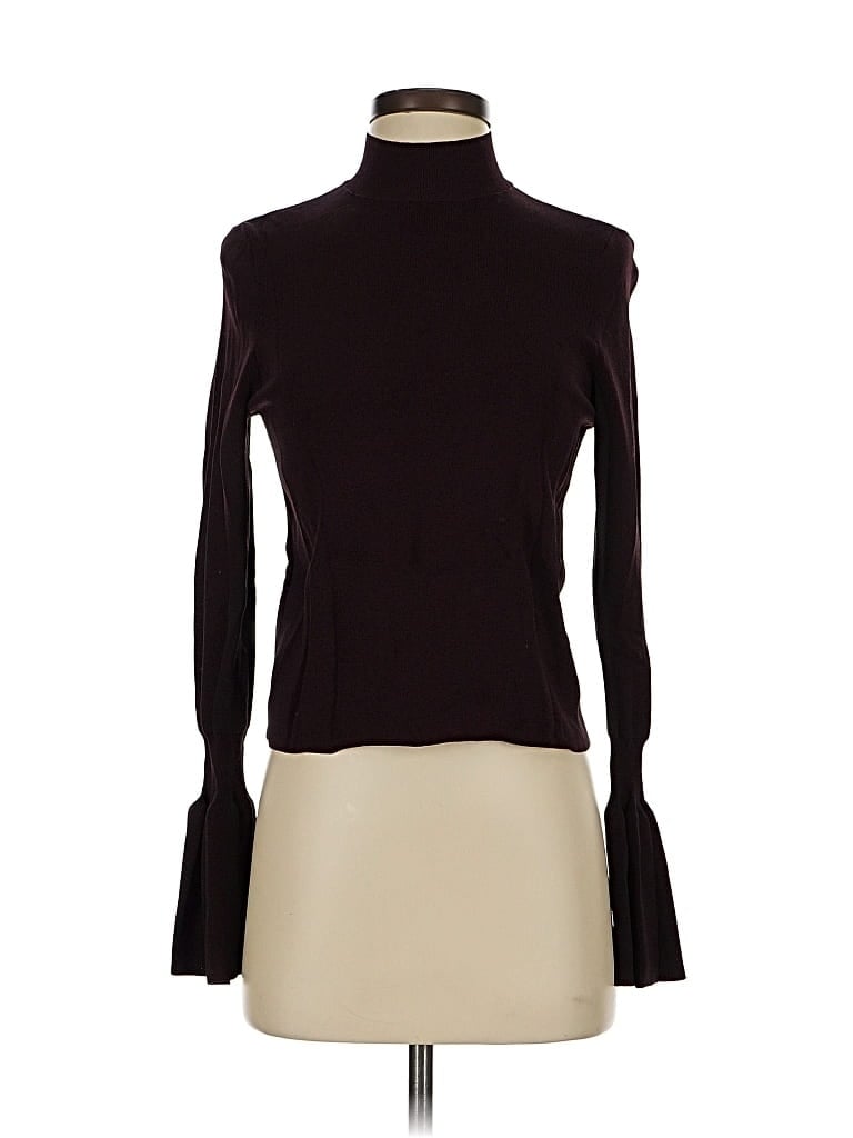 Pre-owned H&m Turtleneck Sweater In Brown