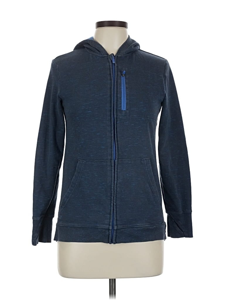 Pre-owned All In Motion Zip Up Hoodie In Blue