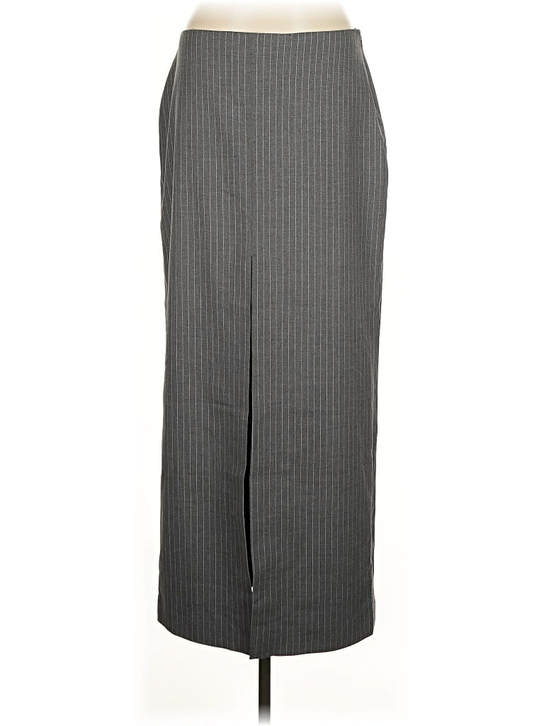 Pre-owned Abercrombie & Fitch Formal Skirt In Gray