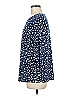 Southern Lady Polka Dots Blue 3/4 Sleeve Blouse Size M - photo 5