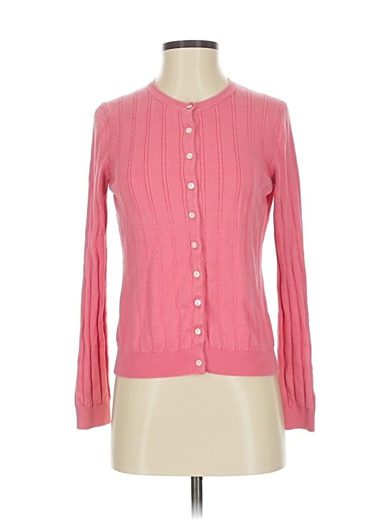 Pre-owned Brooks Brothers Cardigan Sweater In Pink
