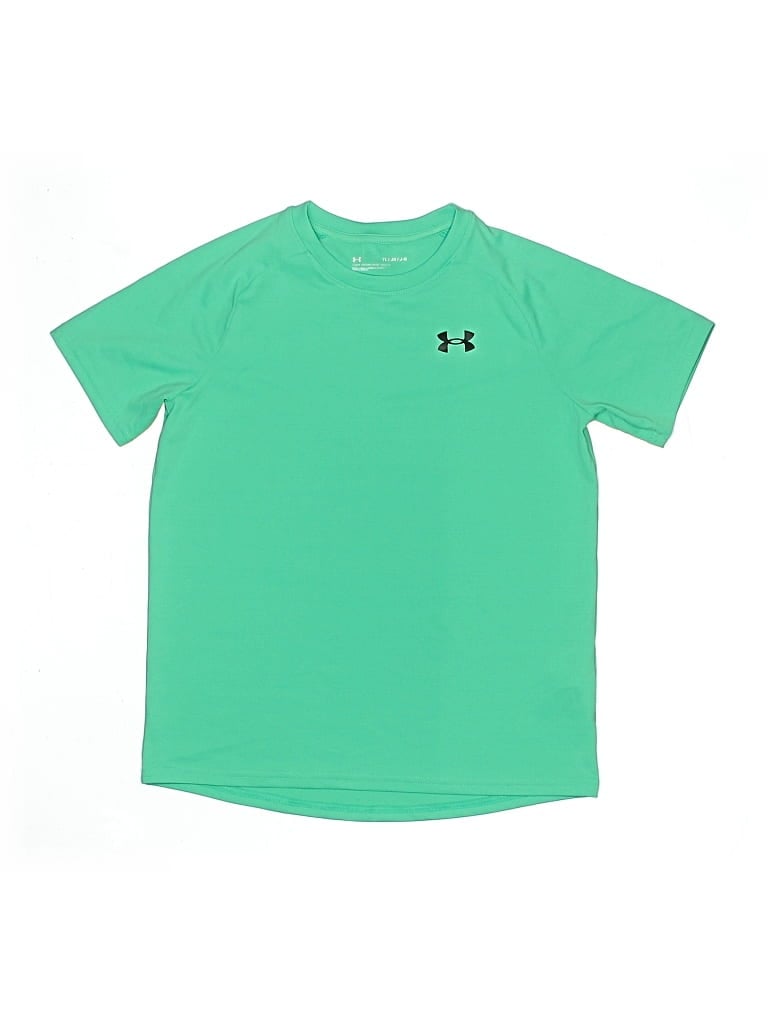 Pre-owned Under Armour Kids' Active T-shirt In Green
