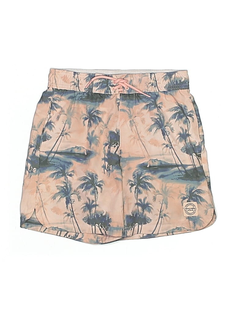 Pre-owned Abercrombie Kids' Board Shorts In Brown