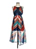 Bar III 100% Polyester Chevron-herringbone Blue Casual Dress Size XS - photo 1