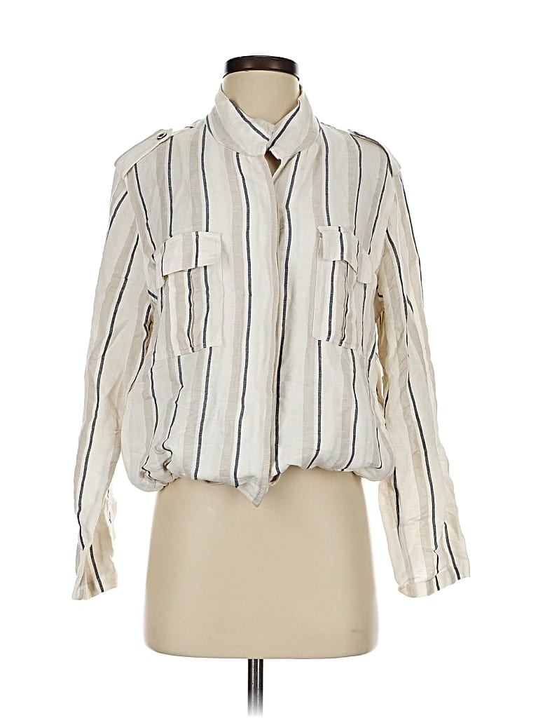 Pre-owned Rails Jacket In White