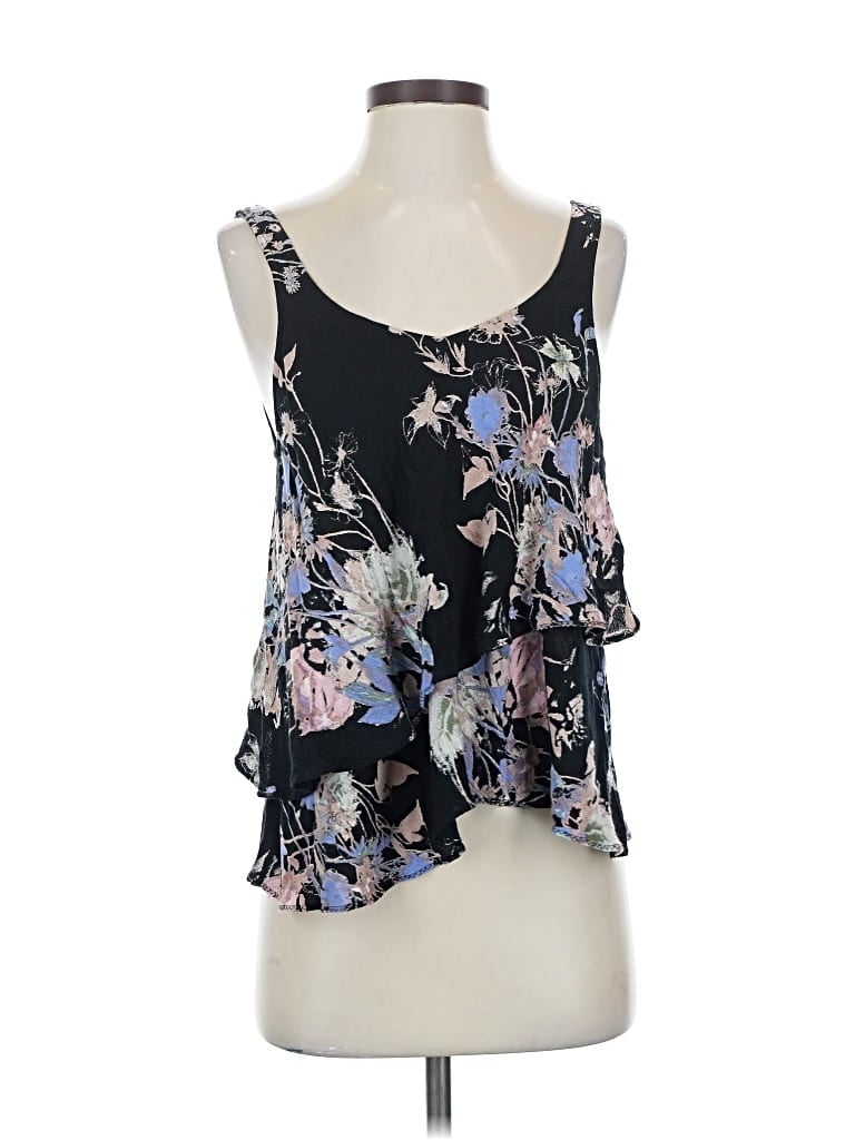 Pre-owned Intimately By Free People Sleeveless Blouse In Black