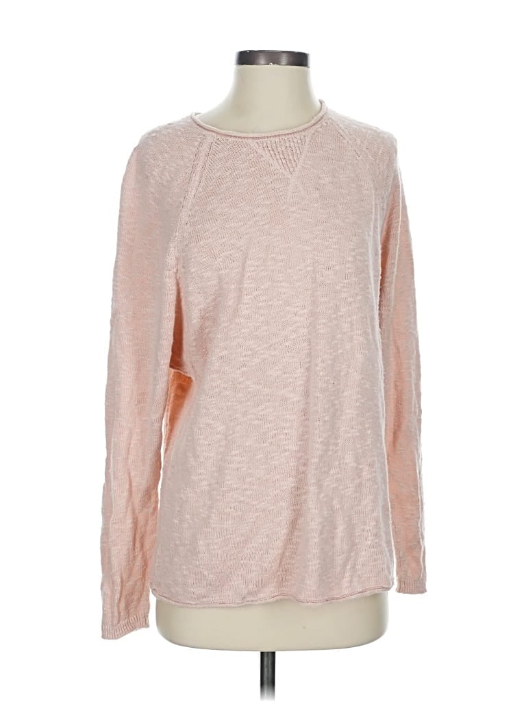Pre-owned Jjill Pullover Sweater In Pink