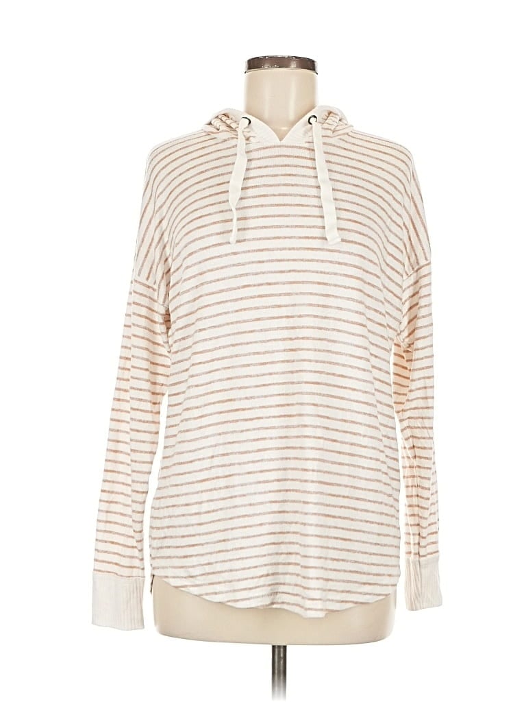 Pre-owned Abercrombie & Fitch Pullover Sweater In White