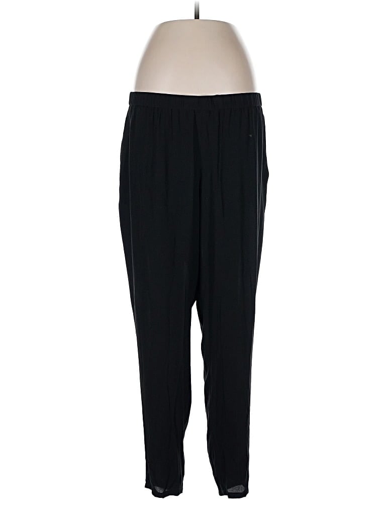 Pre-owned Eileen Fisher Active Pants In Black